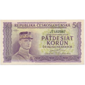Tschechoslowakei, 50 Kronen (1945-48) - MODELL -.