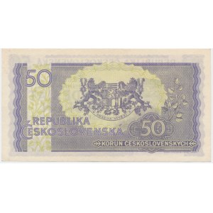 Tschechoslowakei, 50 Kronen (1945-48) - MODELL -.