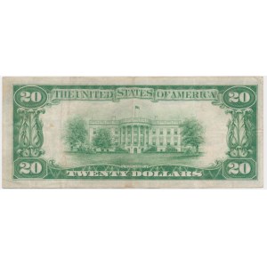 USA, Goldzertifikat, 20 Dollars 1928 - Woods &amp; Mellon