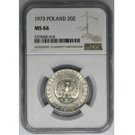 20 złotych 1973 Wieżowiec i kłosy - NGC MS66