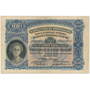 Switzerland, 100 Francs 1928