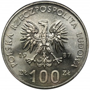 100 złotych 1987 Kazimierz III Wielki - PCGS MS67