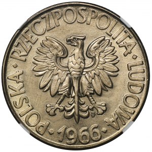 10 złotych 1966 Kościuszko - NGC MS64
