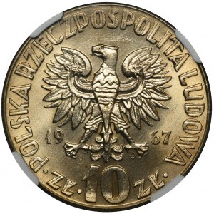 10 Gold 1967 Kopernikus - NGC MS67