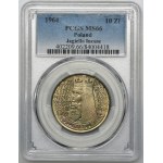 10 gold 1964 Casimir the Great - PCGS MS66 - relief inscription on obverse