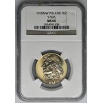 10 Gold 1970 Kosciuszko - NGC MS65