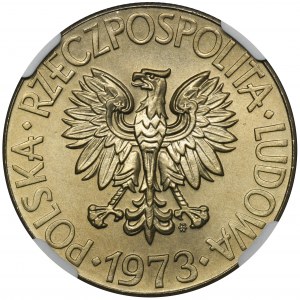 10 złotych 1973 Kościuszko - NGC MS65