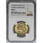 10 Gold 1973 Kosciuszko - NGC MS65