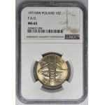 10 gold 1971 FAO - Fish - NGC MS65