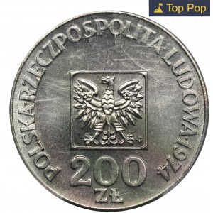 PROBE, 200 zloty 1974 XXX JAHRE PRL - PCGS SP65