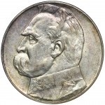 Piłsudski, 10 złotych 1934 - NGC AU55 - RZADKIE