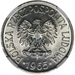 20 groszy 1965 - NGC MS65