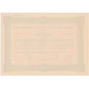 Aktiengesellschaft für Webwaren und Bekleidung, Aktie 1.000 Mark 1940