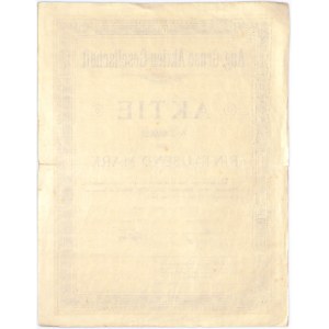 Aug. Gruse Aktien-Gesellschaft, akcja 1.000 marek 1922