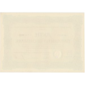 Breslauer Hallenschwimmbad Aktiengesellschaft, Aktion 1.000 Mark 1943