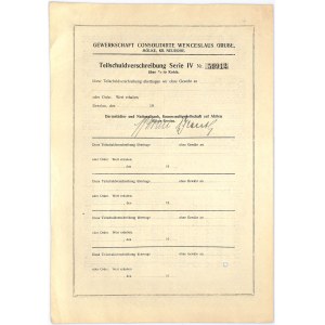 Kopalnia Węgla Kamiennego Wacław w Miłkowie, 5% obligacja 1923