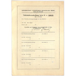 Steinkohlenbergwerk Waclaw in Miłków, 5%ige Anleihe 1923
