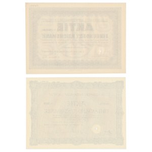 H. Meinecke Aktiengesellschaft, shares 100-1,000 marks 1929-1942 (2 pieces).