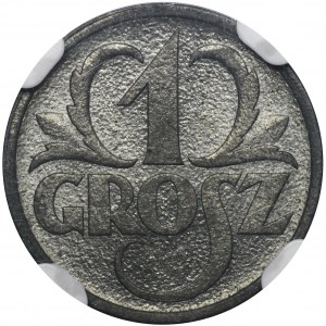 Allgemeine Regierung, 1 Pfennig 1939 - NGC MS63 - MODELL