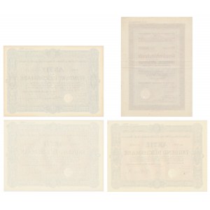 Linke-Hofmann Werke Aktiengesellschaft, shares 100-1,000 marks 1926-1942 (4 pieces).