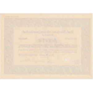 Rud. Wermke Aktiengesellschaft, stock 100 marks 1942