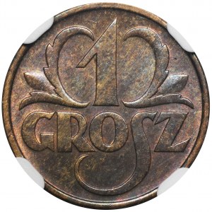 1 penny 1935 - NGC MS65 BN