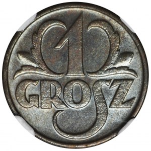 1 Pfennig 1932 - NGC MS66 BN