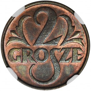 2 grosze 1935 - NGC MS65 RB