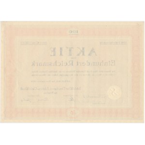 Schlesische Druckerei Aktiengesellschaft, share 100 marks 1939
