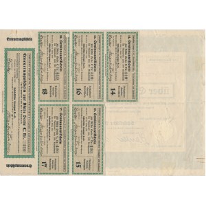 Schlesische Saatgut A.G., stock 100 marks 1937
