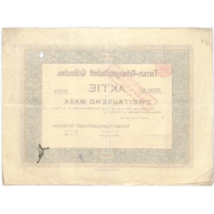 Terrain Aktiengesellschaft Grabschen, Aktie 2.000 Mark 1900