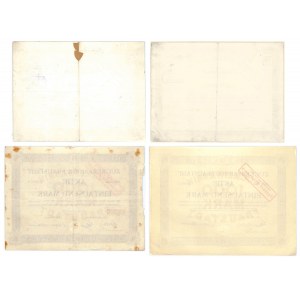 Wschowa Sugar Factory, shares of 1,000 marks 1885-1921 (4 pieces).