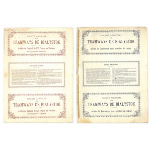 Tramways de Bialystok, stock 1895 (2 pieces).