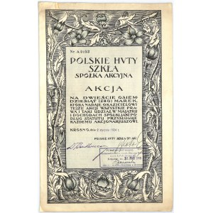 Polskie Huty Szkła S.A., 280 mkp 1924