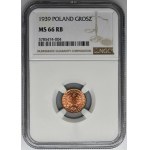 1 Pfennig 1939 - NGC MS66 RB