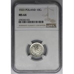 10 Pfennige 1923 - NGC MS64