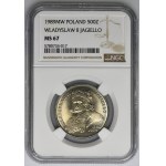 500 złotych 1989 Władysław II Jagiełło - NGC MS67