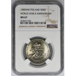 500 zloty 1989 50th Anniversary of the Defensive War of the Polish Nation - NGC MS67