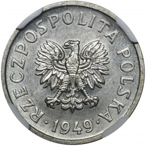 SAMPLE, 20 pennies 1949 Aluminum - NGC MS65 - RARE