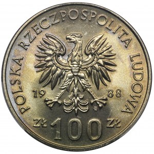 100 zloty 1988 70th Anniversary of the Greater Poland Uprising - PCGS MS67