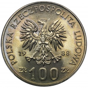 100 złotych 1988 70. Rocznica Powstania Wielkopolskiego - PCGS MS67