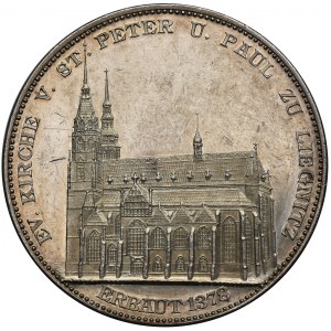 Silesia, Medal of the renovation of the church of St. Peter and Paul in Liegnitz 1893 - VERY RARE