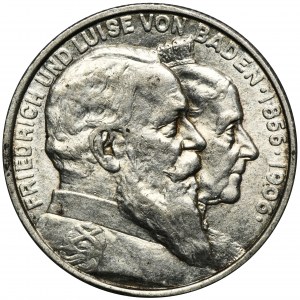 Germany, Baden, Friedrich I, 2 Mark Karlsruhe 1906