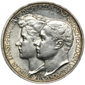 Germany, Saxony-Weimar-Eisenach, Wilhelm Ernst, 3 Mark Berlin 1910 A