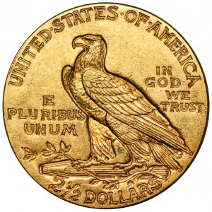 USA, 2 1/2 Dollar Philadelphia 1911 - Indian head