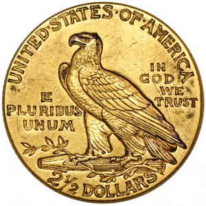 USA, 2 1/2 Dollar Philadelphia 1913 - Indian head