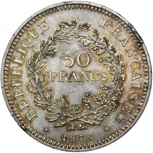 Frankreich, Fünfte Republik, 50 Francs Paris 1978