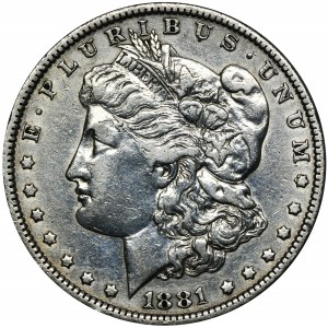 USA, 1 Dolar Nowy Orelan 1881 - Morgan