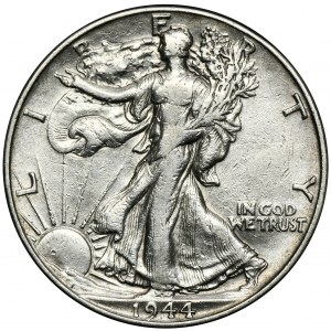 USA, 1/2 Dollar Philadelphia 1944 - Walking Liberty