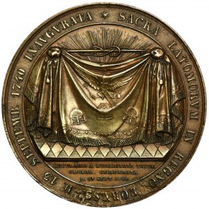 Deutschland, Preußen, Friedrich Wilhelm IV, Medaille zum 100. Jahrestag der Gründung der Freimaurerloge 1840